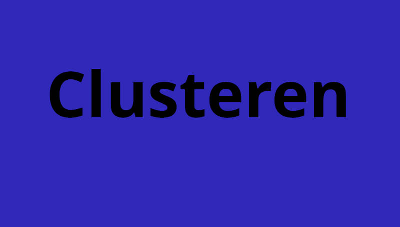 Clusteren